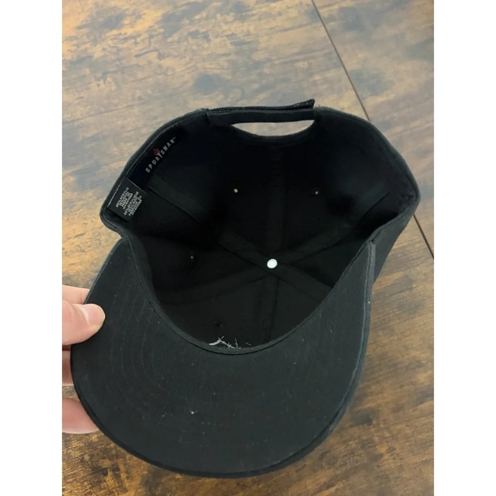 Unevolve Hat Black‎ Baseball Cap Dad Strapback Sportsman OSFM